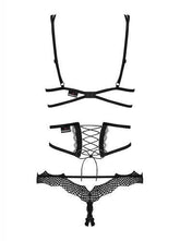 Bravelle 3-delige BH set - Zwart - PlayForFun